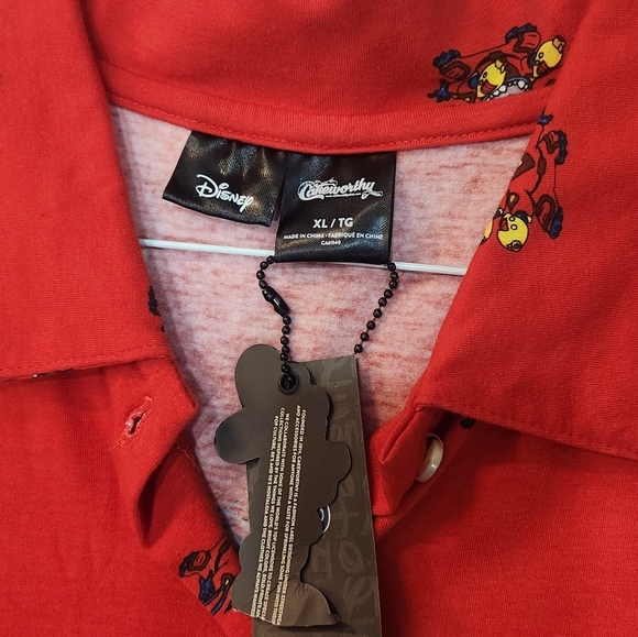 Disney Cakeworthy Red Juniors Dress with Stitch Character Print Size Xlarge - Picture 6 of 8